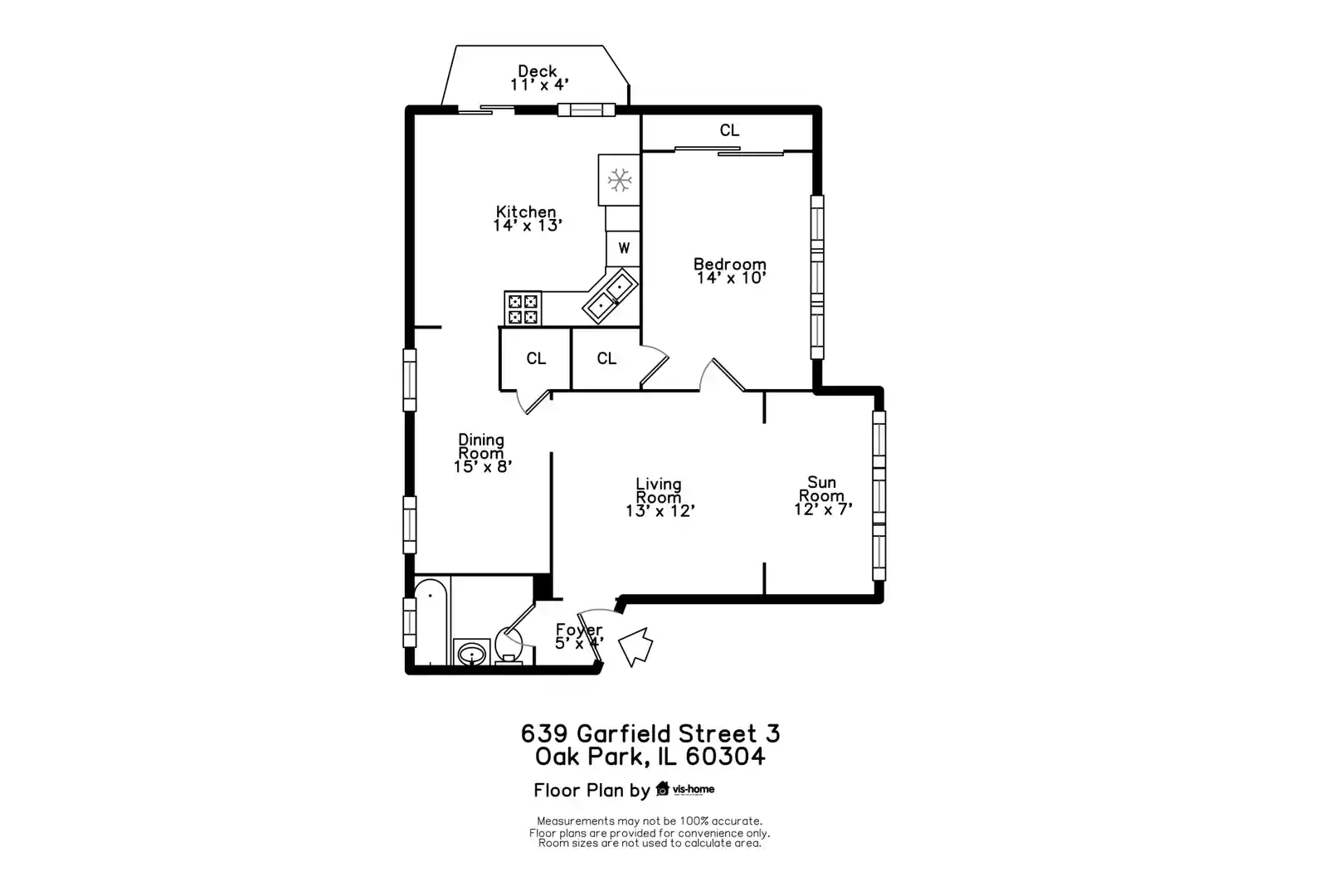 Listing Photo 15 - Condo for sale in 639 Garfield St located at 639 Garfield St, Oak Park, IL 60304 - Unit 639 Garfield St
