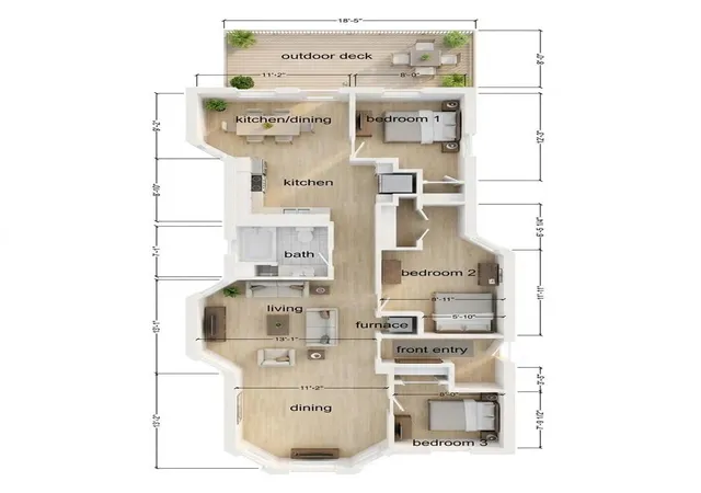 Photo 3 of Multi family home for sale at 3329 W Pierce Ave, Chicago, IL 60651 | MLS# 12735632 | Listing updated on 2026-08-27