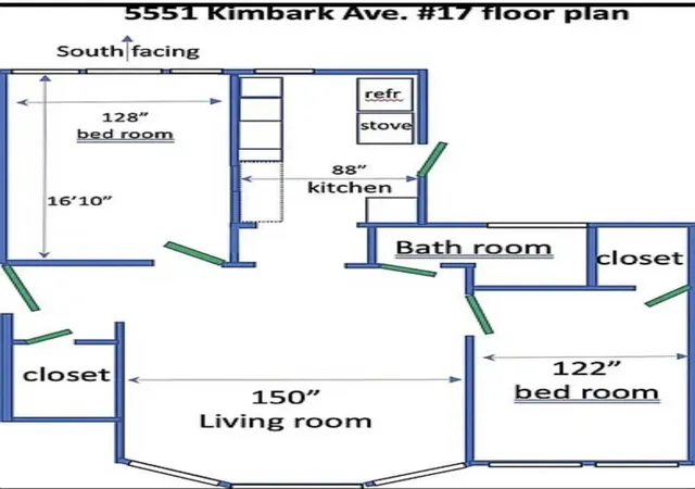 Listing Photo 2 - Condo for sale in building located at 5551 S Kimbark Ave, Chicago, IL 60637 - Unit #17