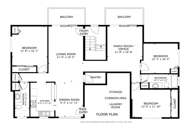 Listing Photo 3 - Condo for sale in building located at 1003 S Euclid Ave, Elmhurst, IL 60126 - Unit #1