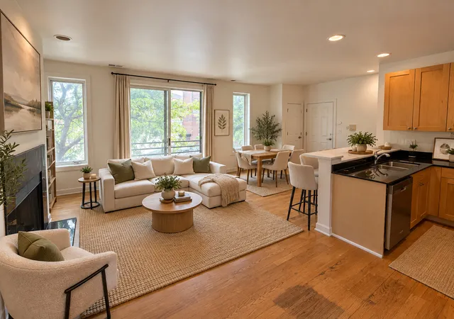 Photo 3 of Condo for sale at 842 N Racine Ave #202, Chicago, IL 60642 | MLS# 12751792 | Listing updated on 2026-09-13