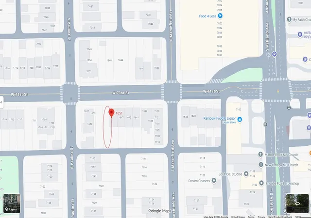 Photo 2 of Land for sale at 1651 W 71st Street, Chicago, IL 60636 | MLS# 12755428 | Listing updated on 2026-09-15