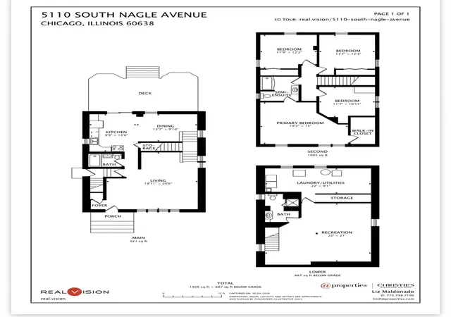 Photo 37 of Single family home for sale at 5110 S Nagle Ave, Chicago, IL 60638 | MLS# 12755832 | Listing updated on 2026-09-12