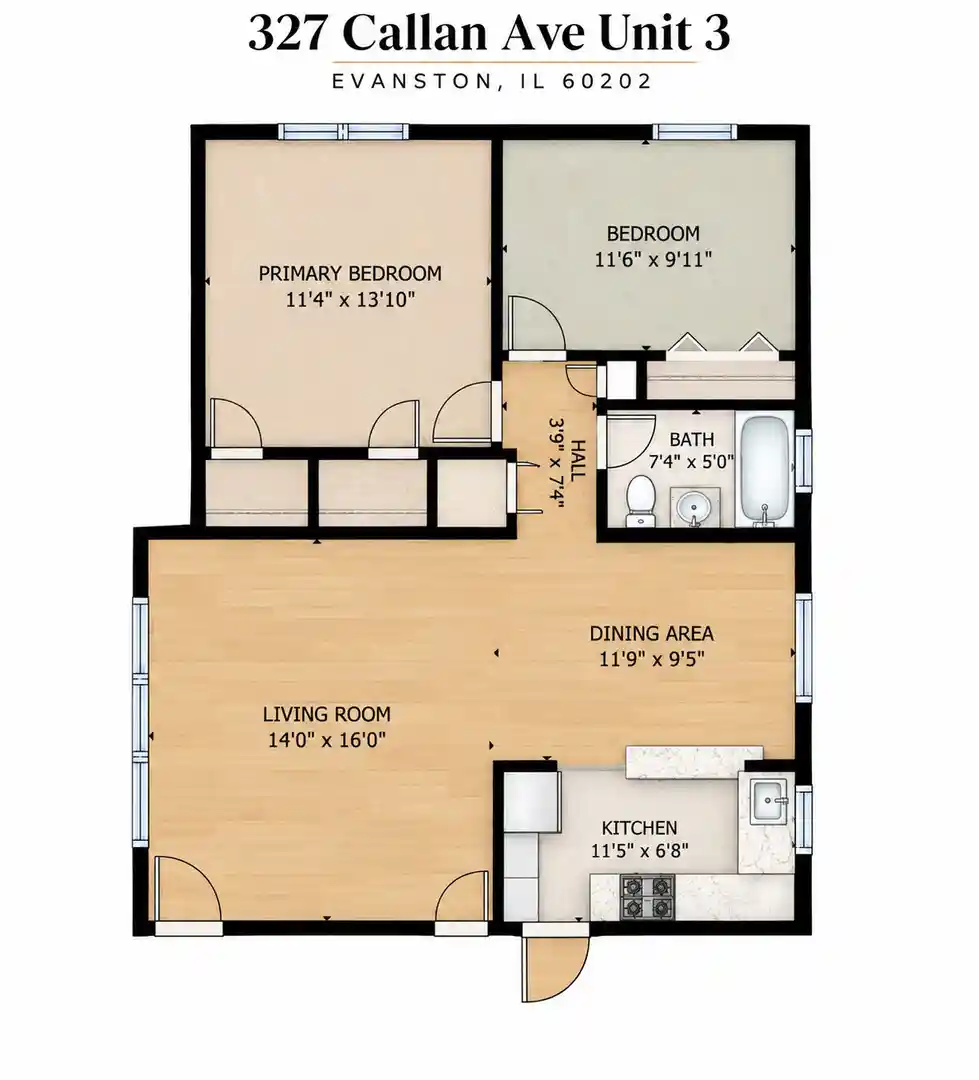 Listing Photo 19 - Condo for sale in 327 Callan Ave located at 327 Callan Ave, Evanston, IL 60202 - Unit 327 Callan Ave