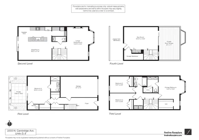 Photo 39 of Townhouse for sale at 2333 N Cambridge Ave #D, Chicago, IL 60614 | MLS# 12760059 | Listing updated on 2026-09-15
