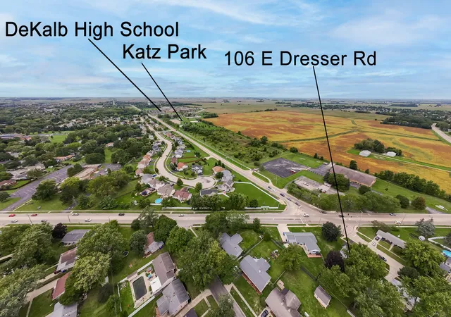 Photo 3 of Single family home for sale at 106 E Dresser Rd, De Kalb, IL 60115 | MLS# 12761228 | Listing updated on 2026-10-06