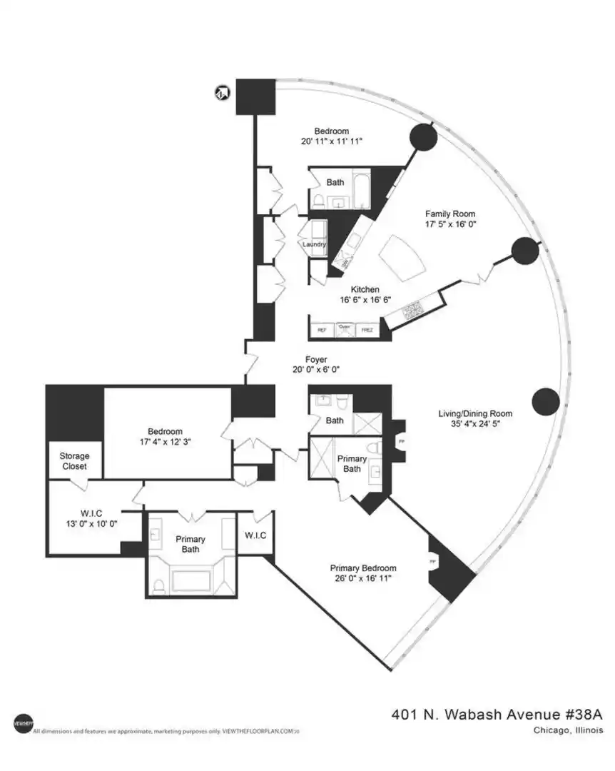Listing Photo 61 - Condo for sale in Trump International Tower Chicago located at 401 N Wabash Ave, Chicago, IL 60611 - Unit #38A