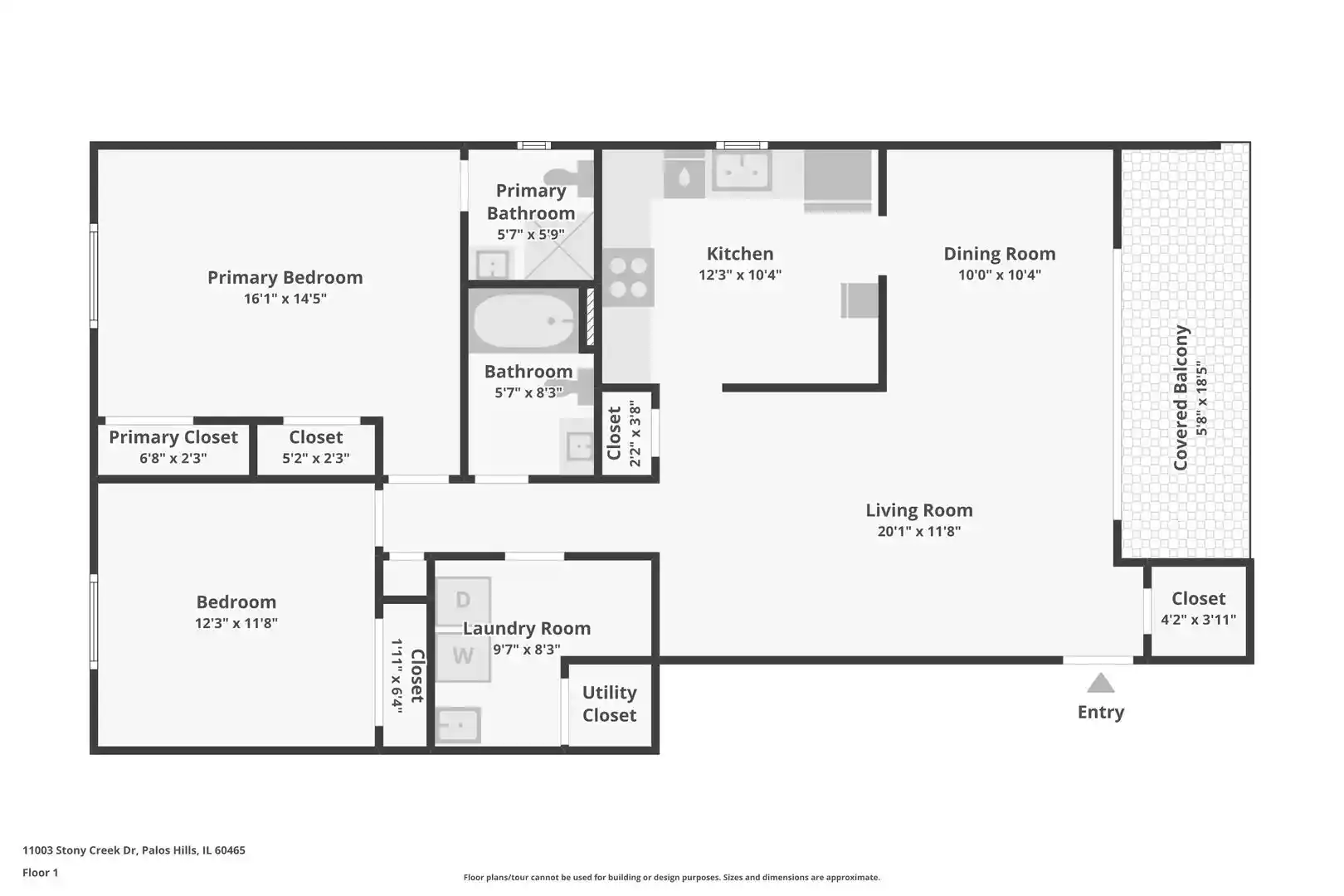 Listing Photo 26 - Condo for sale in 11003 Stony Creek Dr located at 11003 Stony Creek Dr, Palos Hills, IL 60465 - Unit #2A