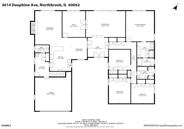 Photo 4 of Single family home for sale at 3614 Dauphine Ave, Northbrook, IL 60062 | MLS# 12763662 | Listing updated on 2026-10-29