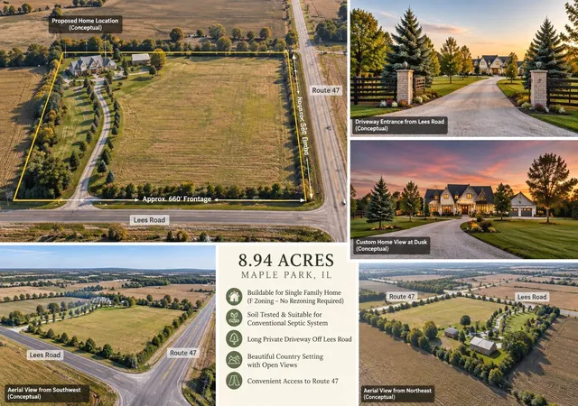 Photo 3 of Land for sale at 000 Nw Cor Rt 47 And Lees Rd, Maple Park, IL 60151 | MLS# 12765525 | Listing updated on 2026-09-27