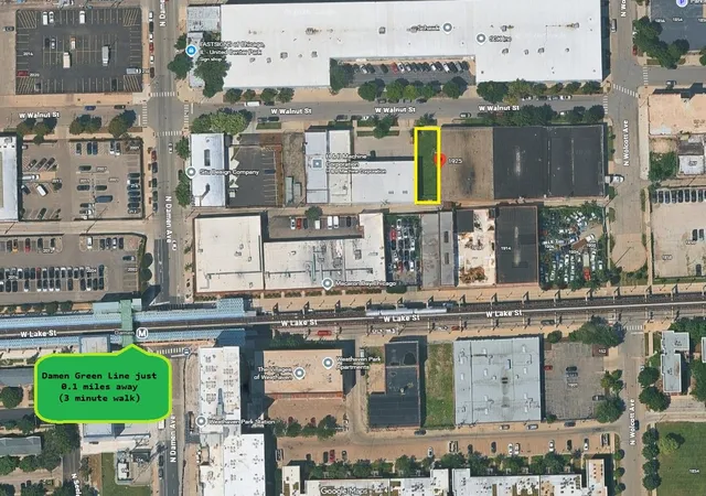 Land for sale at 1925 W Walnut St, Chicago, IL 60612 | MLS# 12767435