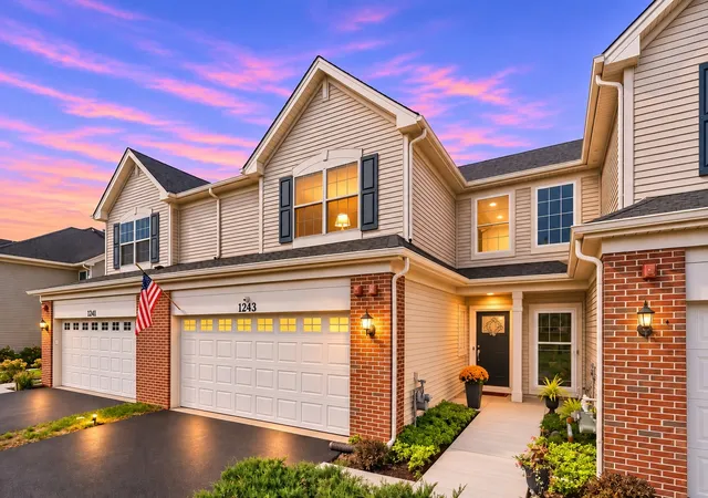 Photo 1 of Townhouse for sale at 1243 Hawk Holw Dr, Yorkville, IL 60560 | MLS# 12768375 | Listing updated on 2026-10-21