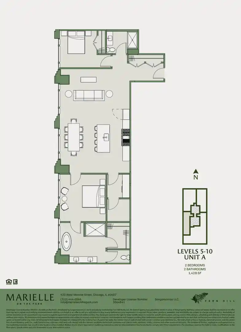 Listing Photo 11 - Condo for sale in 920 W Monroe St located at 920 W Monroe St, Chicago, IL 60607 - Unit #501