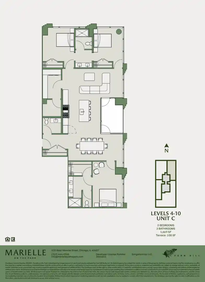 Listing Photo 11 - Condo for sale in 920 W Monroe St located at 920 W Monroe St, Chicago, IL 60607 - Unit #502