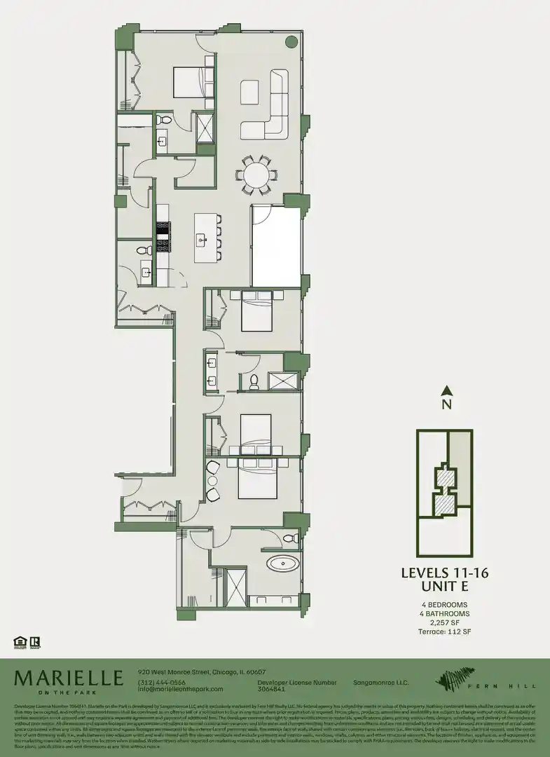 Listing Photo 11 - Condo for sale in 920 W Monroe St located at 920 W Monroe St, Chicago, IL 60607 - Unit #1101