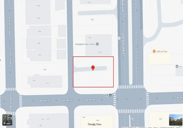 Photo 2 of Land for sale at 7752 S Ashland Ave, Chicago, IL 60620 | MLS# 12777712 | Listing updated on 2026-10-06