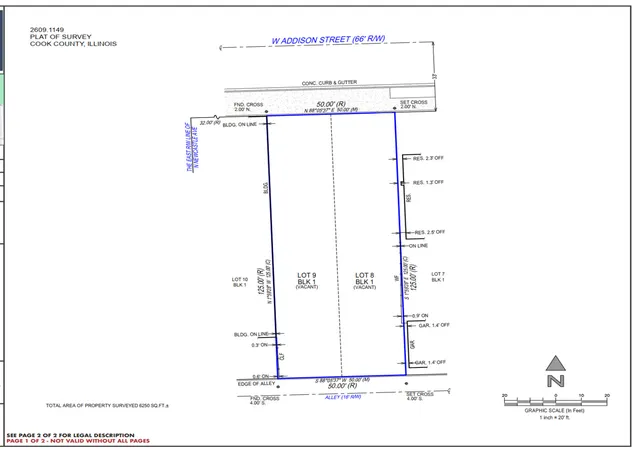 Photo 1 of Land for sale at 6819 W Addison St, Chicago, IL 60634 | MLS# 12778649 | Listing updated on 2026-10-06