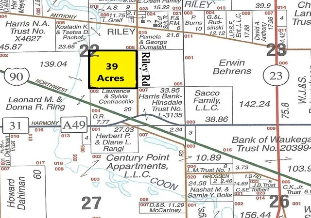 Land for sale at 00 Riley Rd, Marengo, IL 60152 | MLS# 12780216