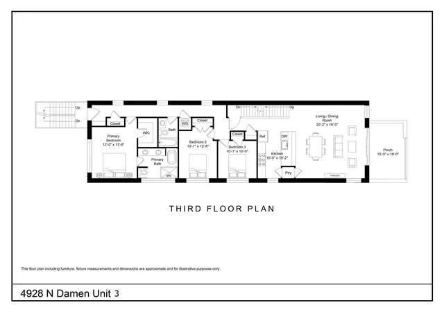 Photo 2 of Condo for sale at 4928 N Damen Ave #3, Chicago, IL 60625 | MLS# 12781184 | Listing updated on 2026-10-09
