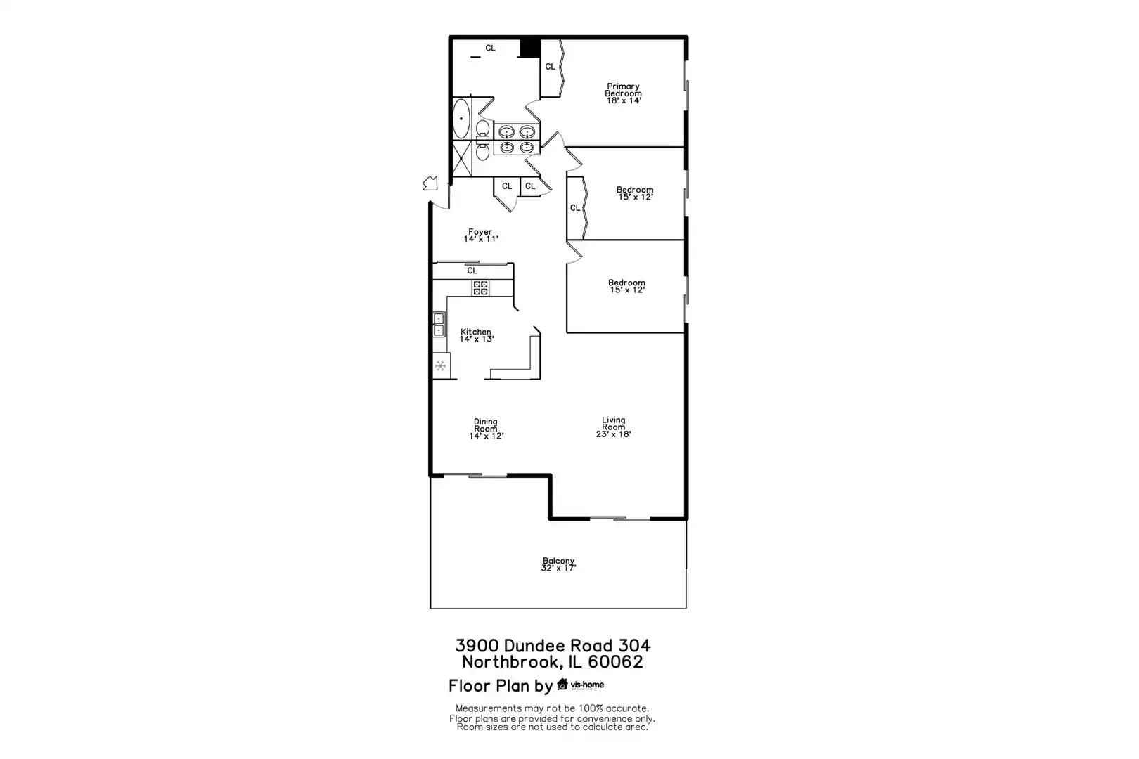Listing Photo 19 - Condo for sale in 3900 Dundee Rd located at 3900 Dundee Rd, Northbrook, IL 60062 - Unit #304