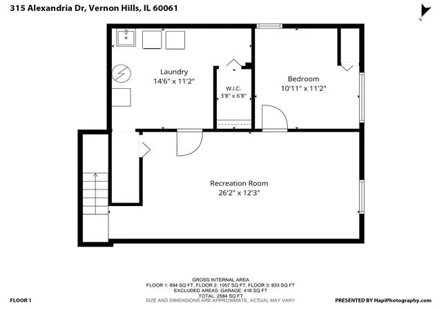 Photo 40 of Single family home for sale at 315 Alexandria Dr, Vernon Hills, IL 60061 | MLS# 12788529 | Listing updated on 2026-10-20