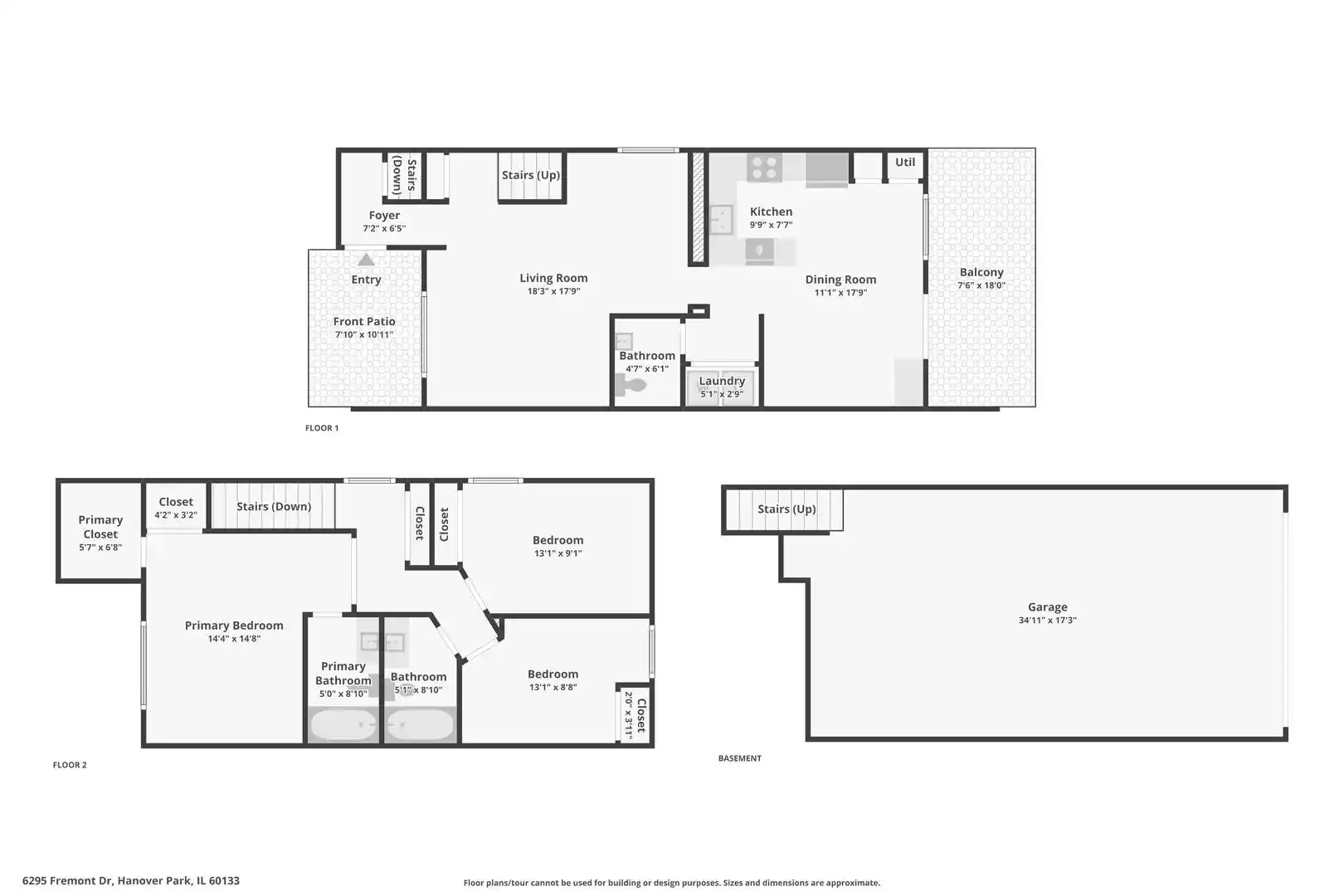 Listing Photo 34 - Condo for sale in 6295 Fremont Dr located at 6295 Fremont Dr, Hanover Park, IL 60133 - Unit #6295