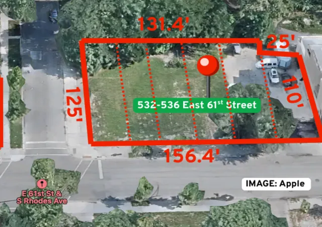 Photo 3 of Land for sale at 532 E 61st Street, Chicago, IL 60637 | MLS# 12794412 | Listing updated on 2026-10-26
