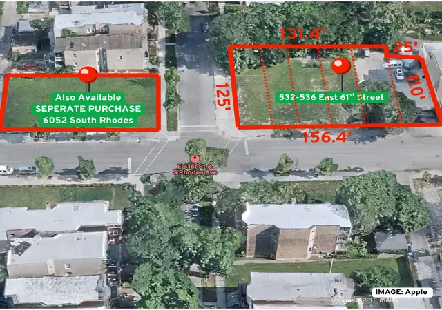 Photo 4 of Land for sale at 532 E 61st Street, Chicago, IL 60637 | MLS# 12794412 | Listing updated on 2026-10-26