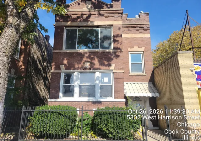 Multi family home for sale at 5302 W Harrison St, Chicago, IL 60644 | MLS# 12797652