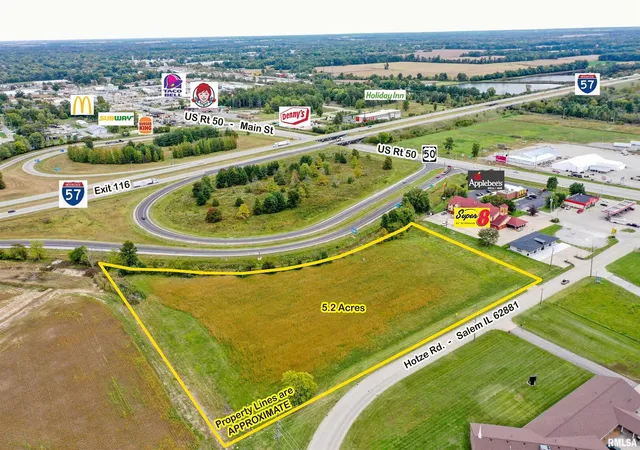 Photo 1 of Land for sale at 130 N Hotze Rd, Salem, IL 62881 | MLS# EB446491 | Listing updated on 2026-05-25