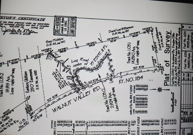 Photo 2 of Land for sale at 2025 Ky Hwy 184 (walnut Valley) Rd, Ghent, KY 41045 | MLS# 645983 | Listing updated on 2026-08-24