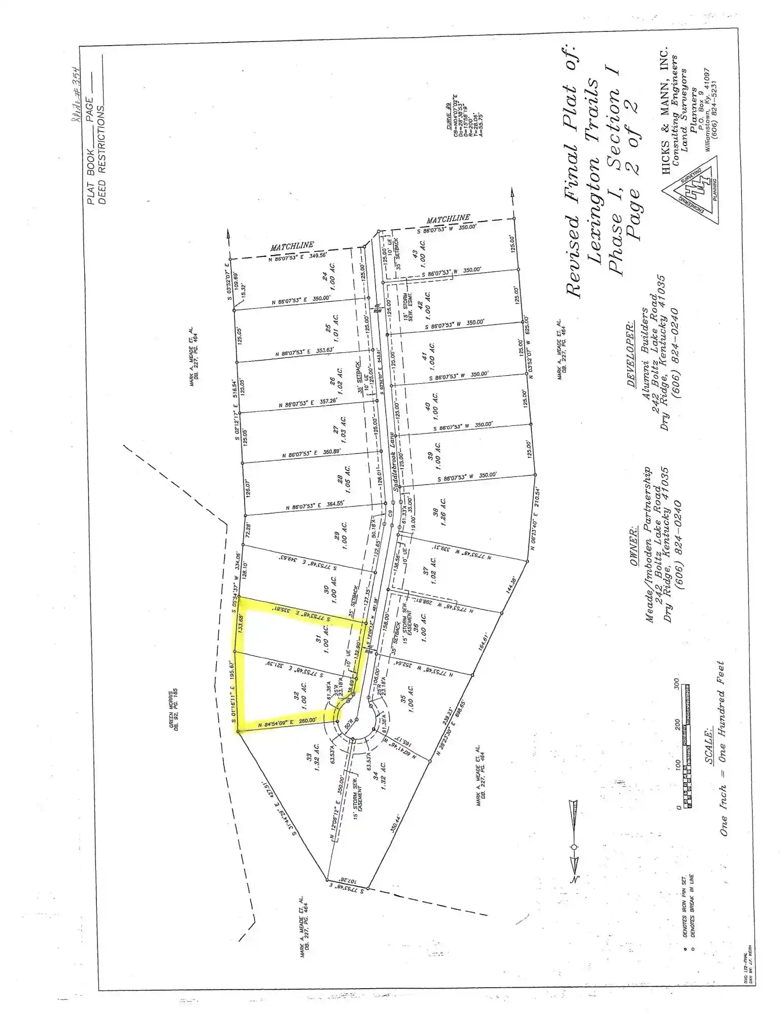 Photo 1 of Land for sale at Lot 31 &32 Saddlebrook Ln, Dry Ridge, KY 41035 | MLS# 647549 | Listing updated on 2026-10-14