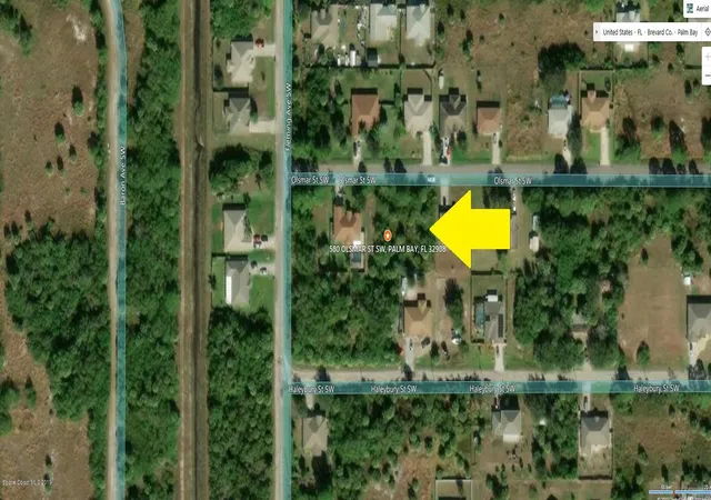Photo 3 of Land for sale at 580 Olsmar St Sw, Palm Bay, FL 32908 | MLS# 852086 | Listing updated on 2026-05-07
