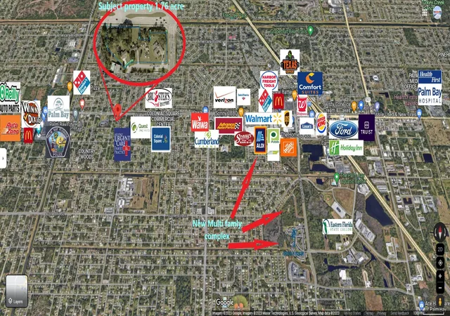 Photo 2 of Land for sale at 328 Malabar Rd Se, Palm Bay, FL 32907 | MLS# 1010989 | Listing updated on 2026-10-05