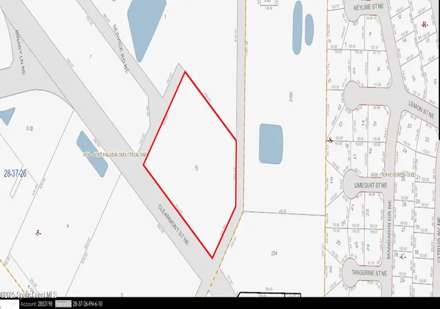 Photo 1 of Land for sale at 1085 Clearmont St Ne, Palm Bay, FL 32905 | MLS# 1061561 | Listing updated on 2026-05-08