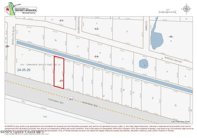 Photo 1 of Land for sale at 0 W Highway 520, Cocoa, FL 32926 | MLS# 1034167 | Listing updated on 2026-04-22