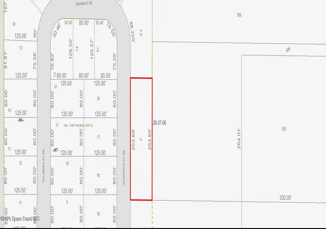 Photo 2 of Land for sale at 417 Alvarado Ave Se, Palm Bay, FL 32909 | MLS# 1039749 | Listing updated on 2026-04-25