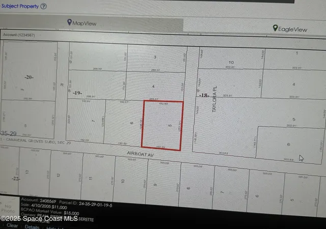 Photo 1 of Land for sale at 0 Airboat Ave, Cocoa, FL 32926 | MLS# 1040021 | Listing updated on 2026-05-19