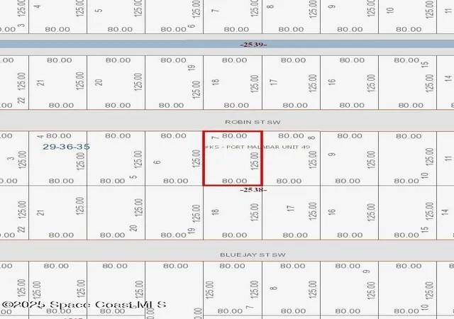 Photo 2 of Land for sale at 846 Robin St Sw, Palm Bay, FL 32908 | MLS# 1040600 | Listing updated on 2026-09-08