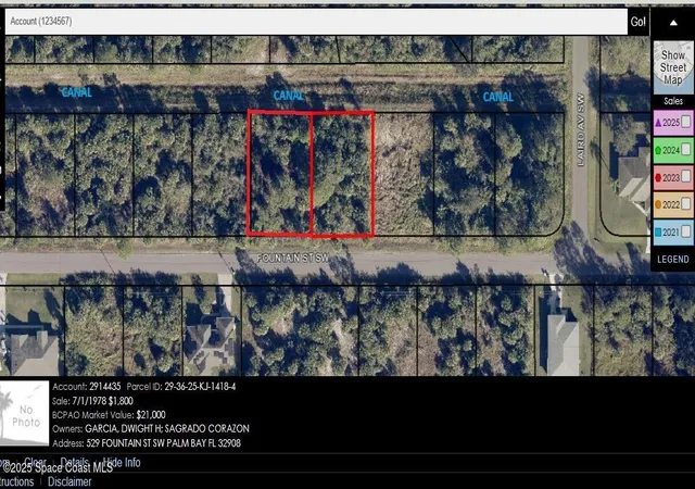 1st image of 529 & 539 Sw Fountain St, Palm Bay, FL 32908 | MLS# 1047908