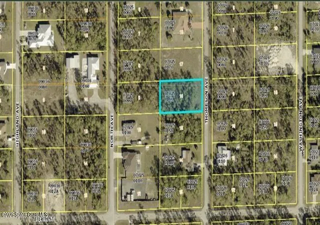 Photo 1 of Land for sale at 1407 Thompson Ave, Lehigh Acres, FL 33972 | MLS# 1067291 | Listing updated on 2026-01-22