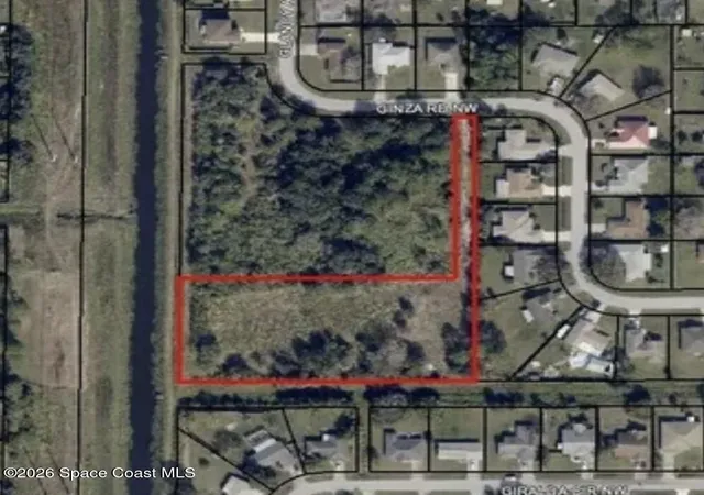 Photo 3 of Land for sale at 1380 Ginza Rd Nw, Palm Bay, FL 32907 | MLS# 1070129 | Listing updated on 2026-07-26