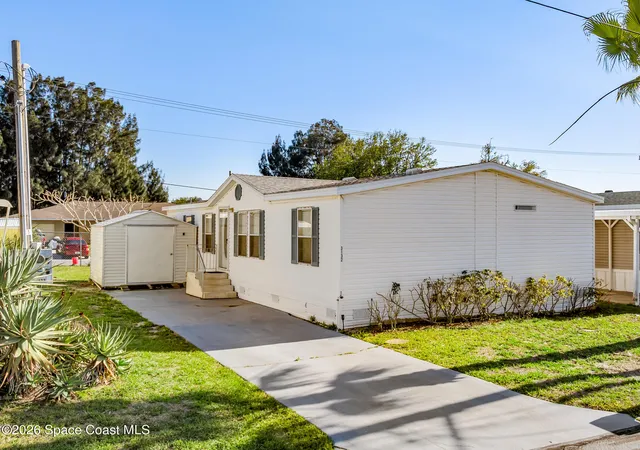 Photo 1 of Manufactured home for sale at 3132 Indian River Dr Ne, Palm Bay, FL 32905 | MLS# 1075324 | Listing updated on 2026-09-04