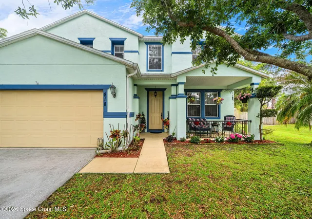 Photo 2 of Single family home for sale at 818 Boeing St Ne, Palm Bay, FL 32907 | MLS# 1076573 | Listing updated on 2026-07-17
