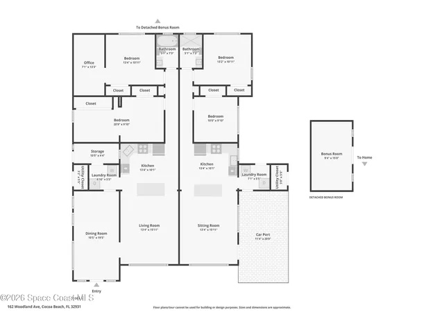 Homes for sale in Cocoa Beach, FL | 162 & 164 Woodland Ave, Cocoa Beach, FL 32931 | MLS# 1077789