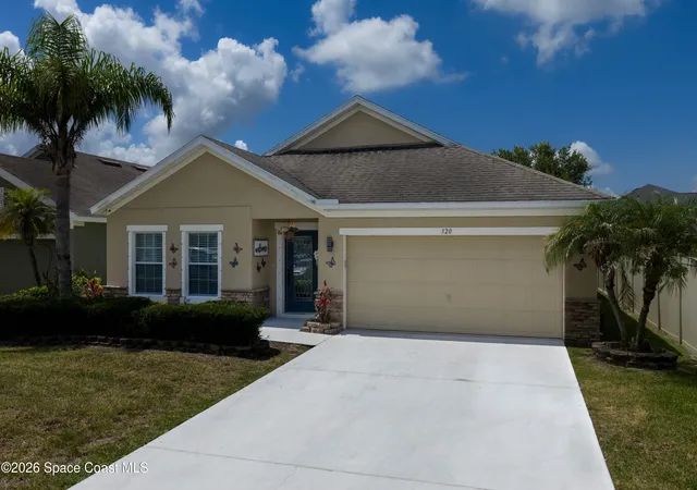 Photo 1 of Single family home for sale at 320 Wishing Well Cir Sw, Palm Bay, FL 32908 | MLS# 1080187 | Listing updated on 2026-09-14
