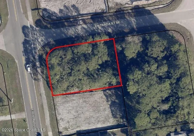 Photo 1 of Land for sale at 1001 Eldron (corner Of Entrada St) Blvd Se, Palm Bay, FL 32909 | MLS# 1080202 | Listing updated on 2026-09-08