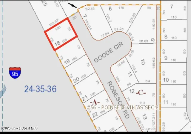 Photo 1 of Sale Pending at 0 Robeson (lot 18) Rd, Cocoa, FL 32926 | MLS# 1080491 | Listing updated on 2026-09-17