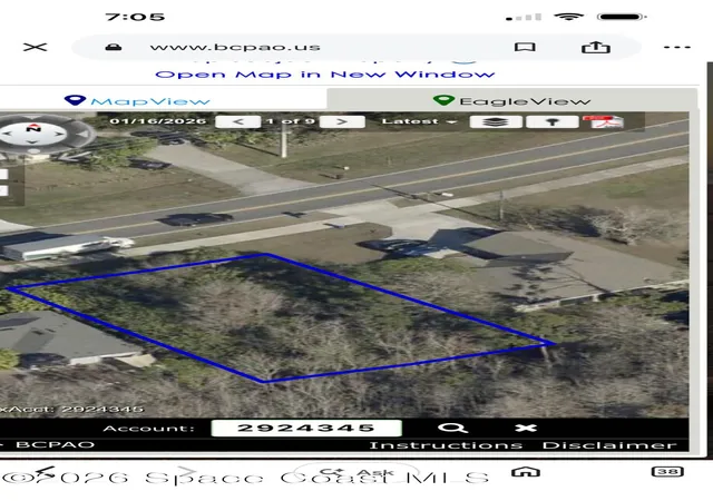 Photo 1 of Land for sale at 3836 Se Jupiter Blvd, Palm Bay, FL 32909 | MLS# 1080607 | Listing updated on 2026-08-10