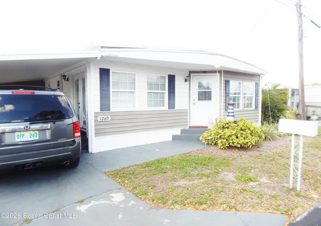 Photo 3 of Manufactured home for sale at 1260 Turkey Crk Dr NE, Palm Bay, FL 32905 | MLS# 1081193 | Listing updated on 2026-07-01
